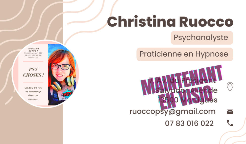 Carte de visite Maintenant en visio